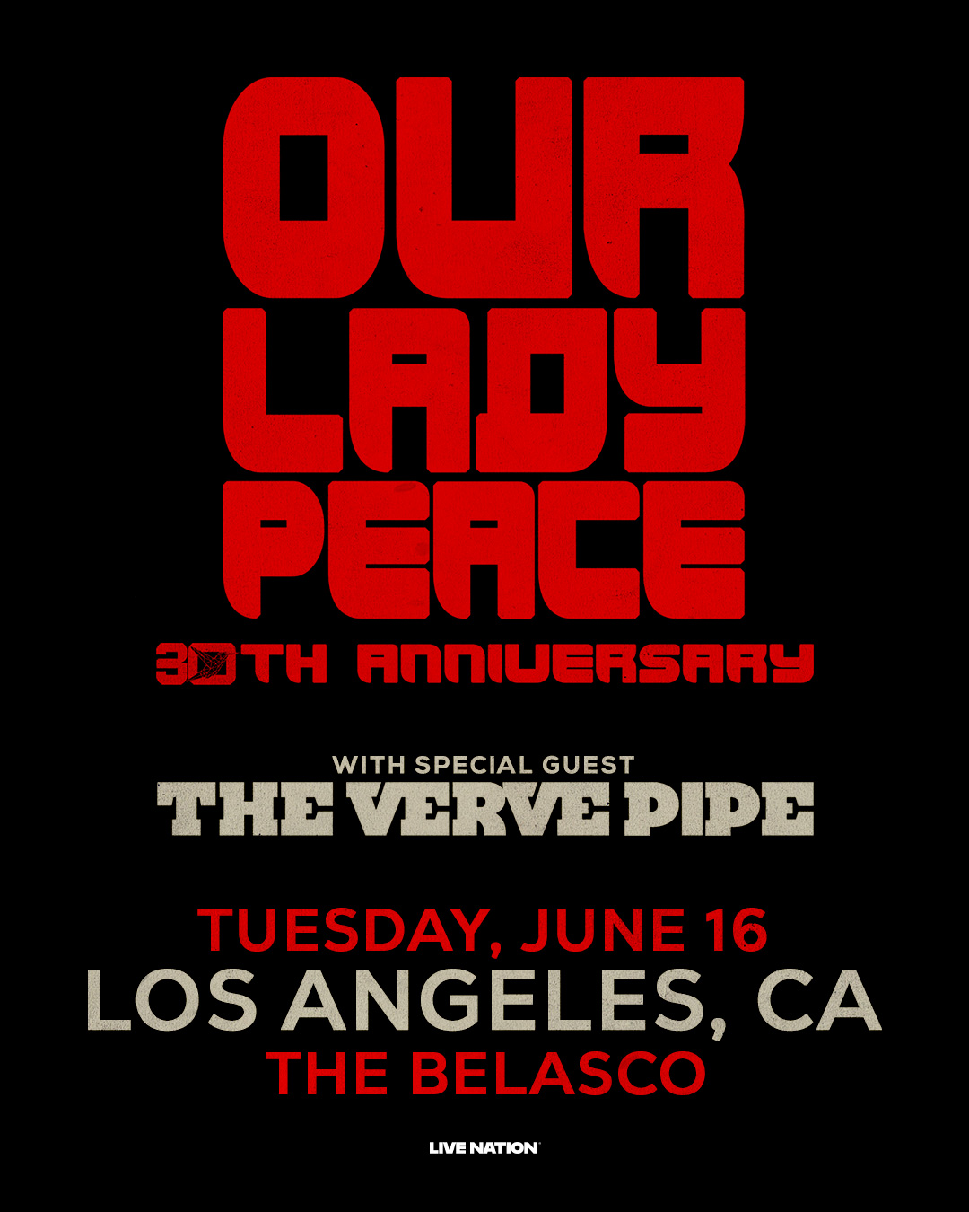 MEMBERS ONLY: Our Lady Peace at The Belasco on June 16
