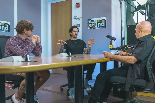 SPIRITUAL CRAMP MICHAEL BINGHAM AND JULIAN SMITH BEING INTERVIEWED BY MATT PINFIELD